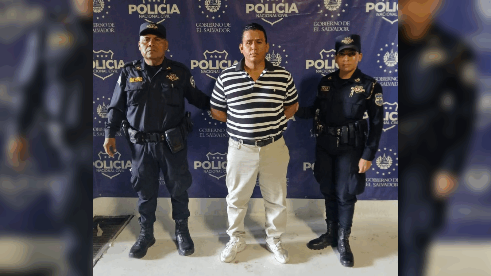 La PNC capturó a Héctor Mauricio Martínez Gutiérrez, alias Crazy o Guicho, líder de la MS13, en Santa Tecla, La Libertad Sur. Foto: @PNCSV