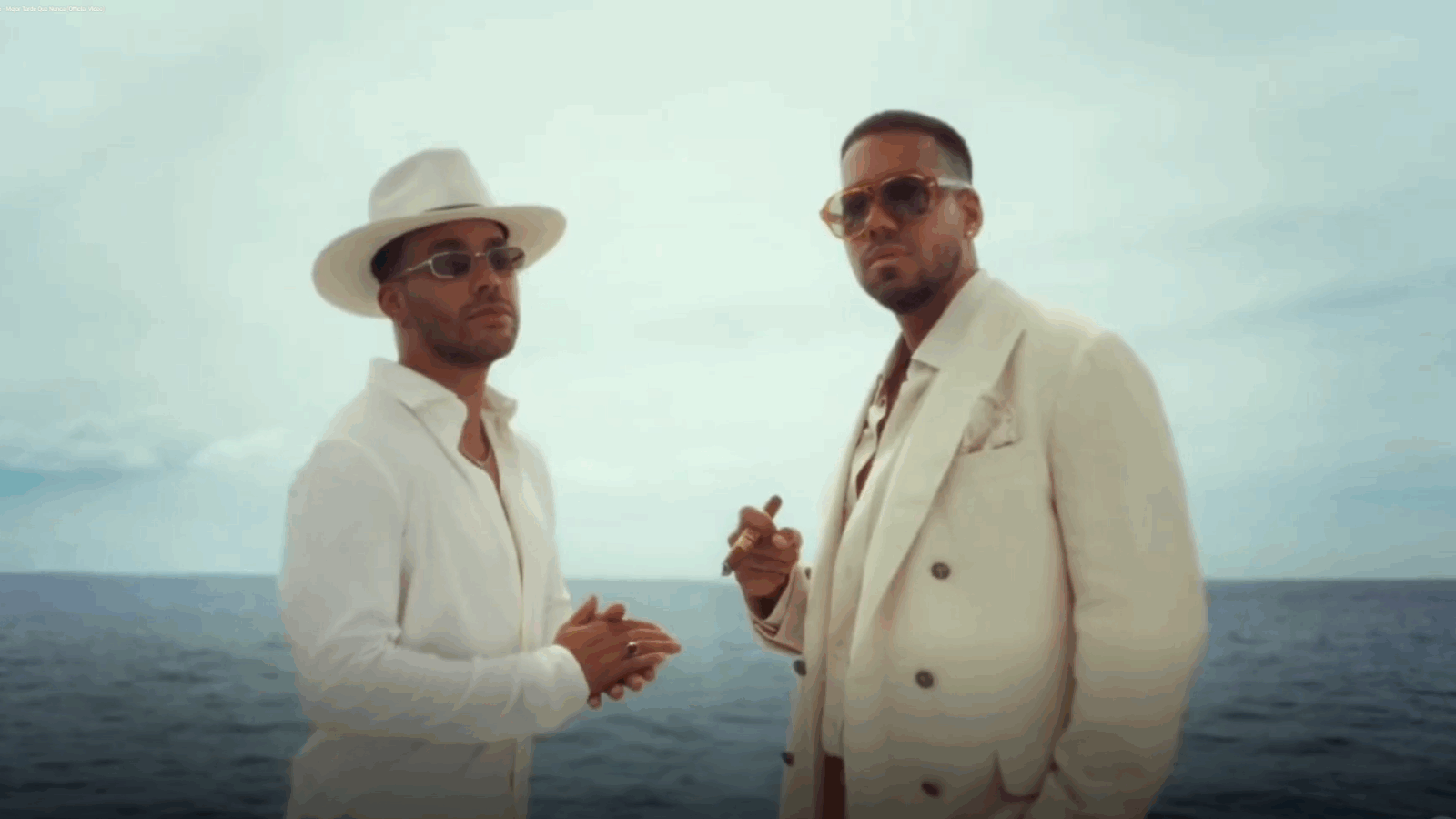 Romeo Santos y Prince Royce anunciaron su primera colaboración musical, confirmando el lanzamiento del álbum "Better Late Than Never" el 28 de noviembre. Los artistas compartieron un reel en redes sociales, generando expectativa entre sus seguidores. Foto: Cortesía.