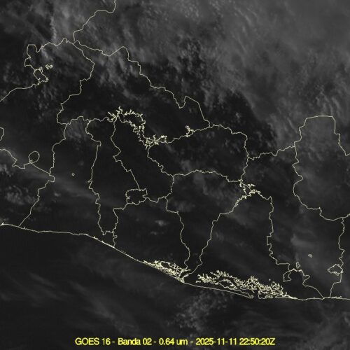 El MARN pronostica cielo nublado y vientos de hasta 70 km/h en zonas altas del país. Se recomienda tomar precauciones. Foto: @MedioAmbienteSV