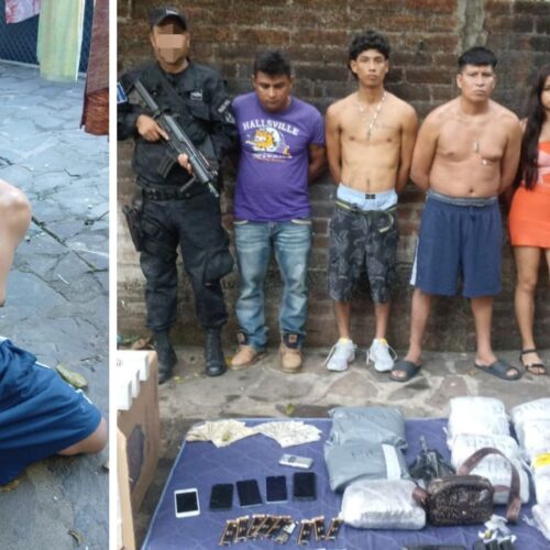 🚨 MS13 | Duro golpe al narcotráfico de la pandilla en Nahuizalco. Corredor capturado con 17 kilos de droga. Comenta tu opinión Foto: PNC