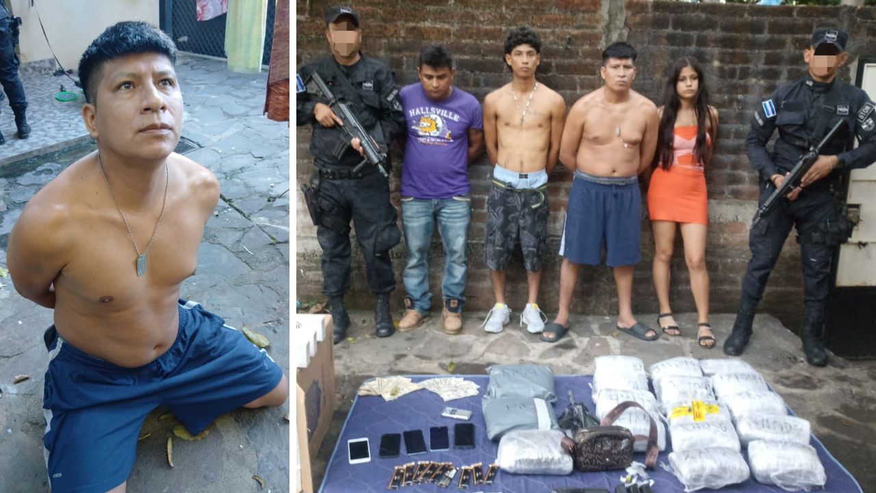 🚨 MS13 | Duro golpe al narcotráfico de la pandilla en Nahuizalco. Corredor capturado con 17 kilos de droga. Comenta tu opinión Foto: PNC