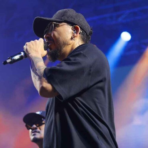 El freestyler colombiano Lokillo desató la euforia y la sorpresa al nombrar a Bukele en medio de su freestyle contra Aczino en el evento FMS World Series. Foto: Tejido Social / X