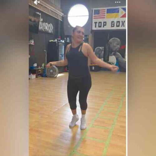 Para la Berríos, la clave para adelgazar parece residir en una forma muy particular de anatomía. Captura de pantalla.