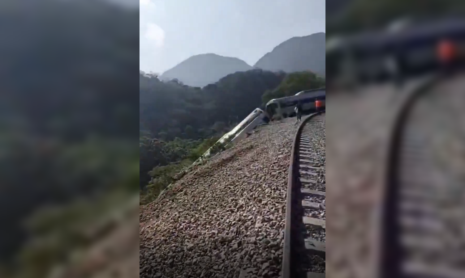 Un grave accidente en la Línea Z del Tren Interoceánico enluta al Istmo de Tehuantepec; autoridades reportan 13 muertos y 98 heridos tras el siniestro ocurrido ayer. Foto: Cortesía.