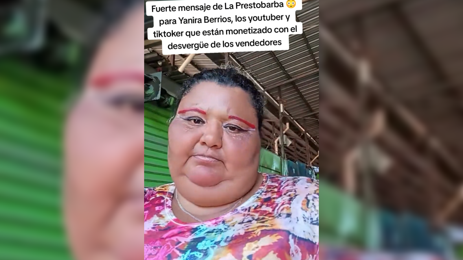 La Prestobarba criticó duramente a Yanira Berríos y tiktokers por "monetizar el dolor" de los vendedores desalojados sin ofrecer ayuda real. Foto: Cortesía.
