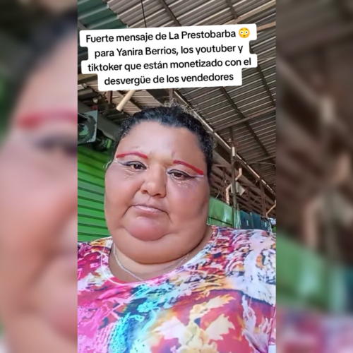 La Prestobarba criticó duramente a Yanira Berríos y tiktokers por "monetizar el dolor" de los vendedores desalojados sin ofrecer ayuda real. Foto: Cortesía.
