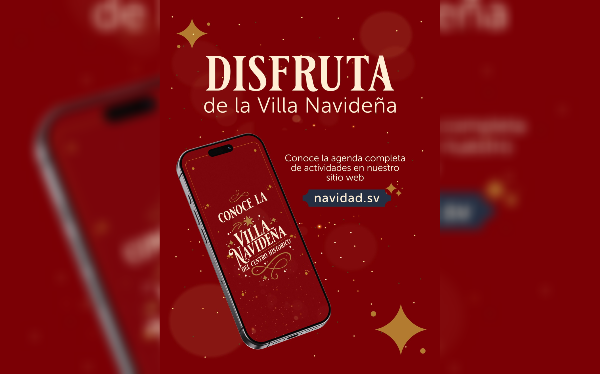 El Gobierno de El Salvador lanzó la guía oficial de actividades navideñas 2025 en navidad.sv. Descubre eventos, horarios y lugares para disfrutar en familia, desde el Centro Histórico hasta Navilandia. Foto: @Gobierno_SV
