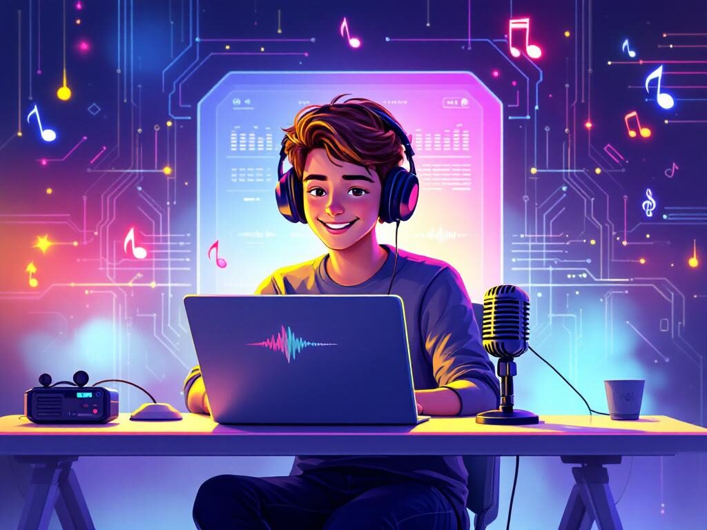 Las apps de inteligencia artificial permiten convertir canciones en pistas de karaoke con solo unos clics. Desde opciones gratis como Demucs y EaseUS, hasta herramientas profesionales como LALAL.AI y Moises, descubre cómo usarlas. Foto: Ilustraci