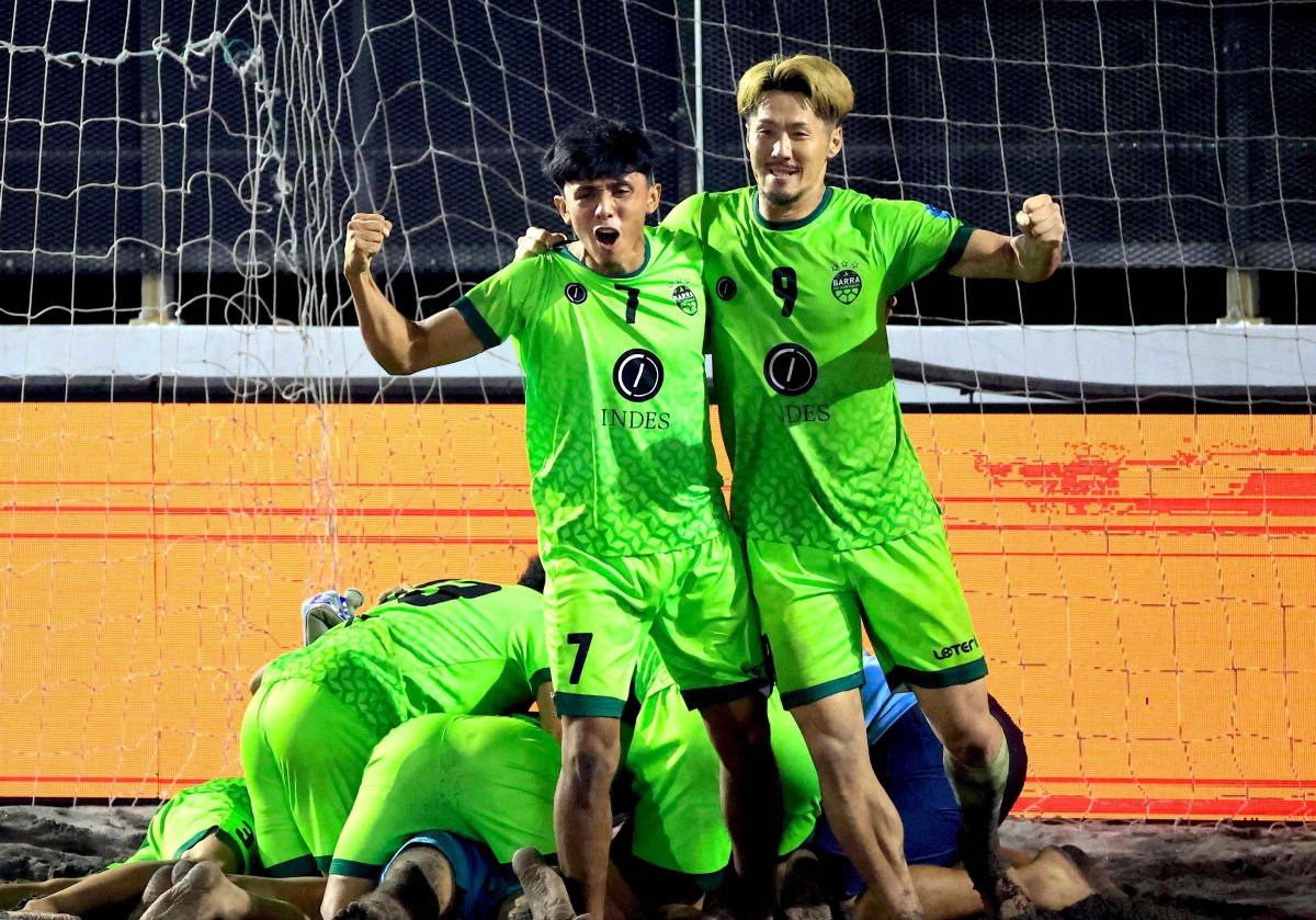 El Salvador alberga la tercera edición de la Americas Winners Cup 2025, el torneo continental de fútbol playa que reúne a 38 equipos de 10 países en San Salvador. Foto: INDES.