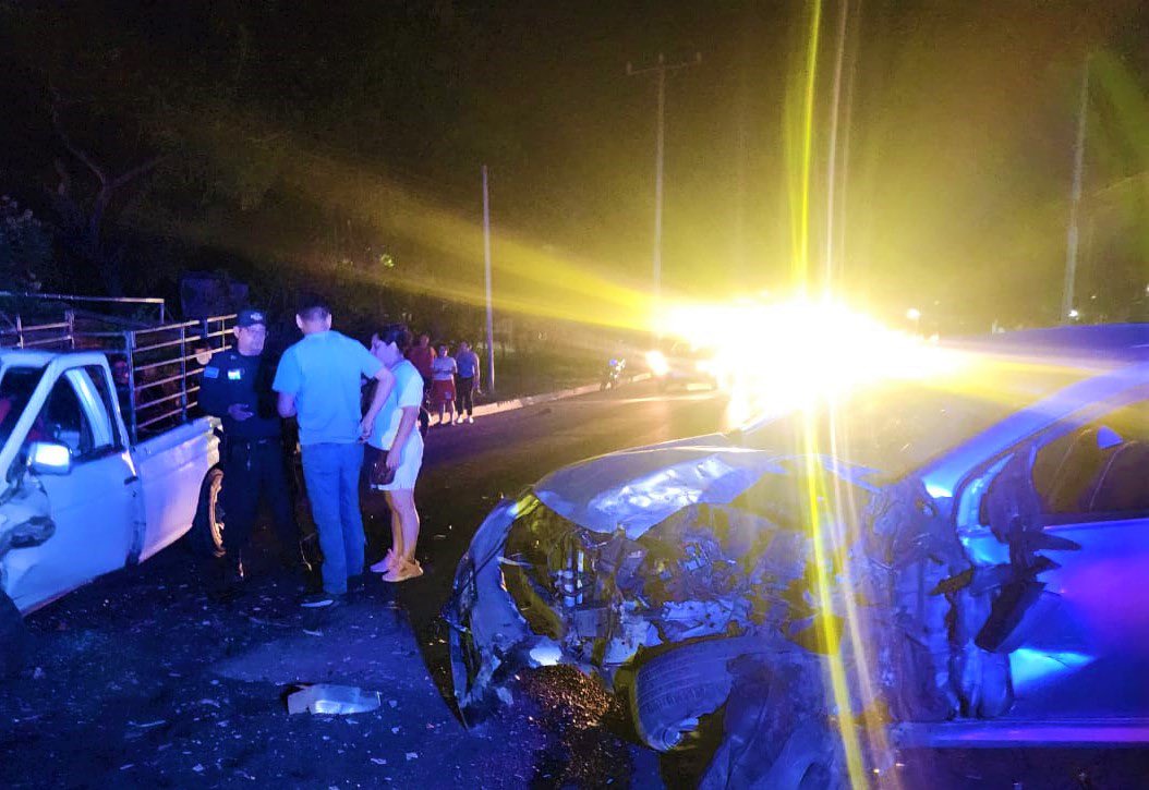 La PNC verificó dos eventos de Siniestro Vial en las últimas horas: un atropello fatal en San Miguel y un choque con tres heridos en La Paz. Foto: PNCSV.