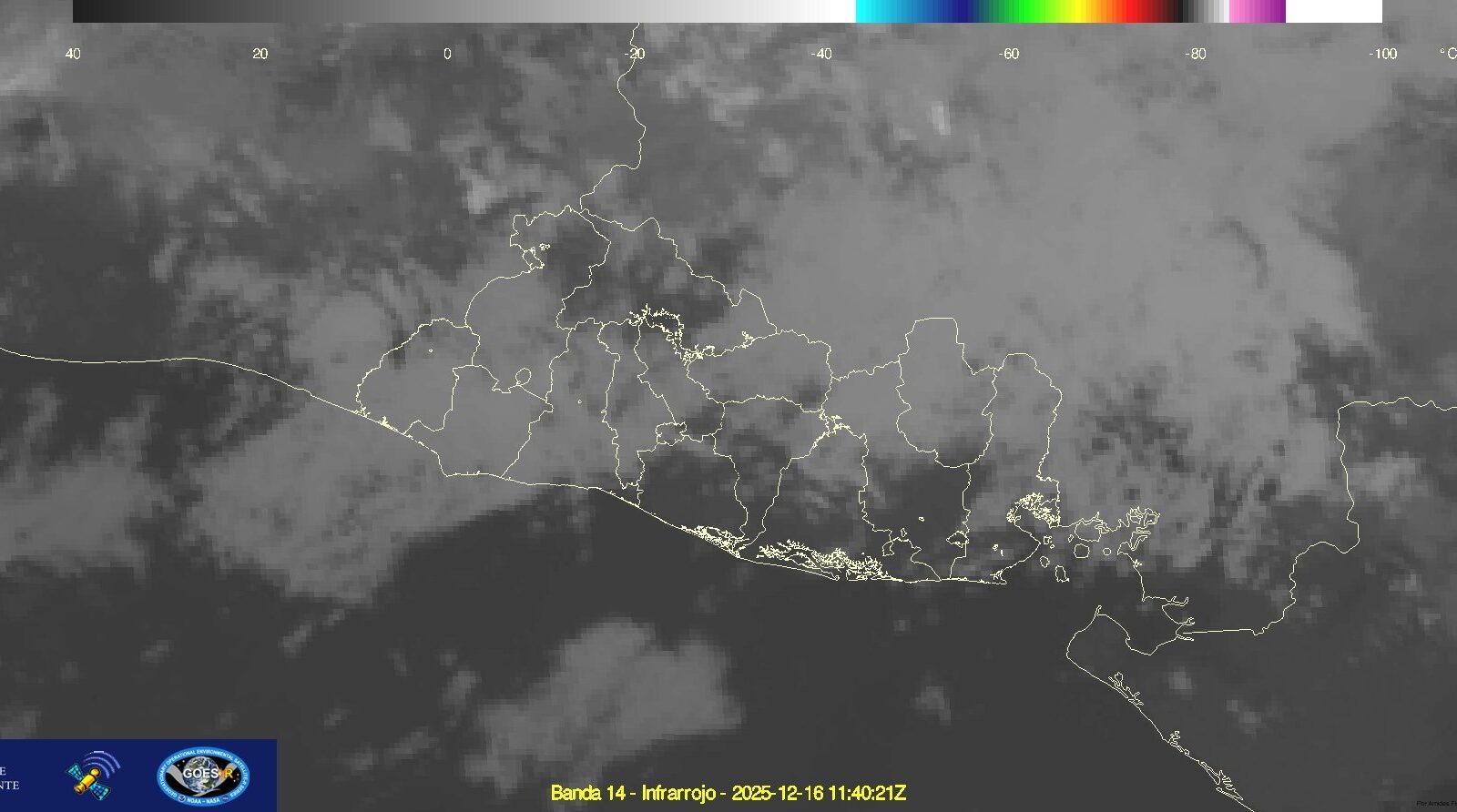 El Observatorio Ambiental prevé poca nubosidad en la mañana y ráfagas de viento del noreste en zonas altas del país para este 16 de diciembre. Foto: @MedioAmbienteSV
