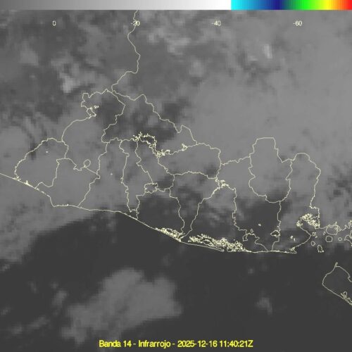 El Observatorio Ambiental prevé poca nubosidad en la mañana y ráfagas de viento del noreste en zonas altas del país para este 16 de diciembre. Foto: @MedioAmbienteSV