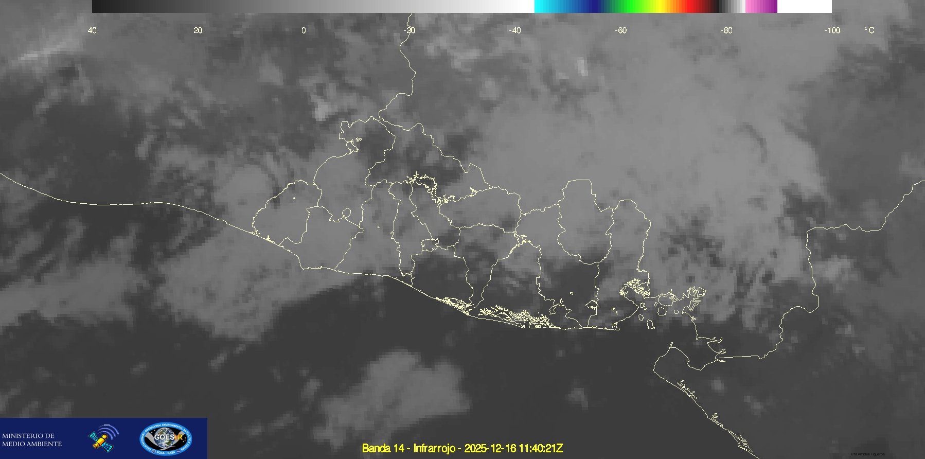 El Observatorio Ambiental prevé poca nubosidad en la mañana y ráfagas de viento del noreste en zonas altas del país para este 16 de diciembre. Foto: @MedioAmbienteSV