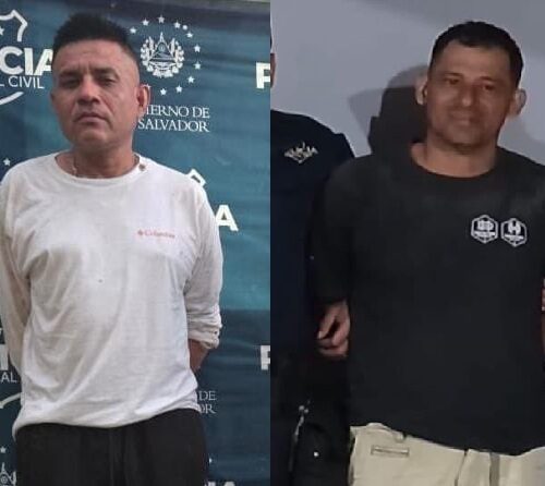 La PNC detuvo a dos hombres en el occidente del país por manejar bajo efectos del alcohol, registrando hasta 210 grados en el Alcotest. Foto: PNCSV.