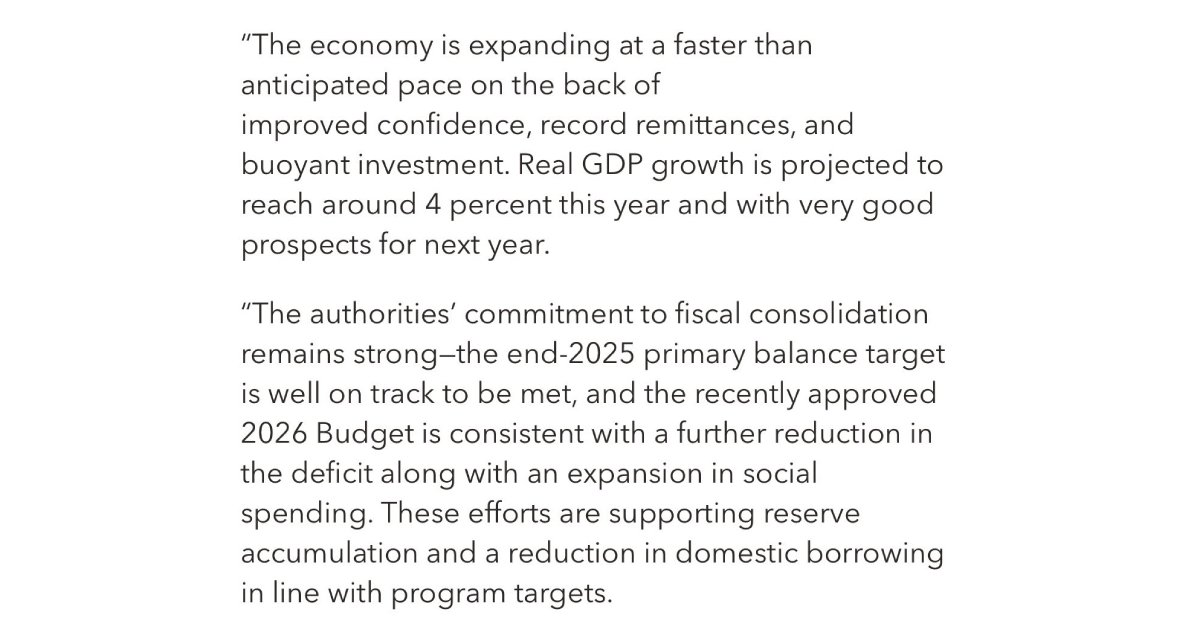 El FMI proyecta que el crecimiento económico de El Salvador alcanzará el 4 % este año, impulsado por remesas récord y una inversión boyante. Foto: @Nayibbukele.