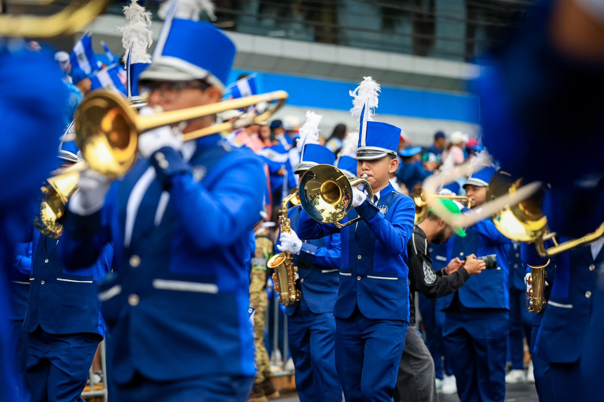 Más de mil músicos se unirán en el Centro Histórico de San Salvador para ofrecer un espectáculo sin precedentes y celebrar el Año Nuevo 2026. Foto: Archivo.