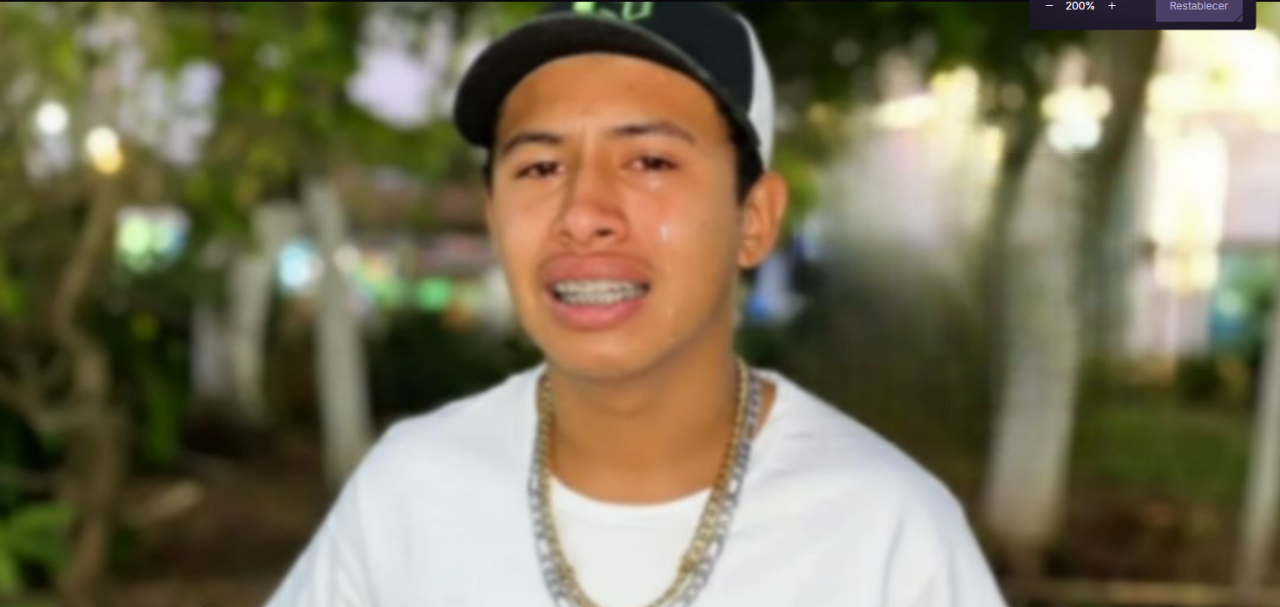 El tiktoker Baby Meshi lanzó un dramático llamado a sus seguidores, pidiéndoles que le digan por qué no lo quieren y advirtiendo que "muchos llorarán cuando ya no esté". Su desesperación surge tras no recibir apoyo en sus batallas de TikTok. Foto: Cortesía.