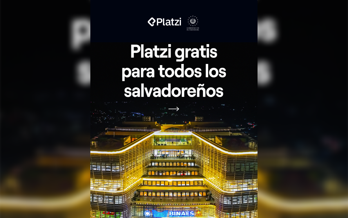 A través de una alianza estratégica, los salvadoreños podrán acceder sin costo a formación de alto nivel en tecnología y crecimiento profesional en Platzi, impulsando nuevas oportunidades educativas. Foto: @Nayibbukele.