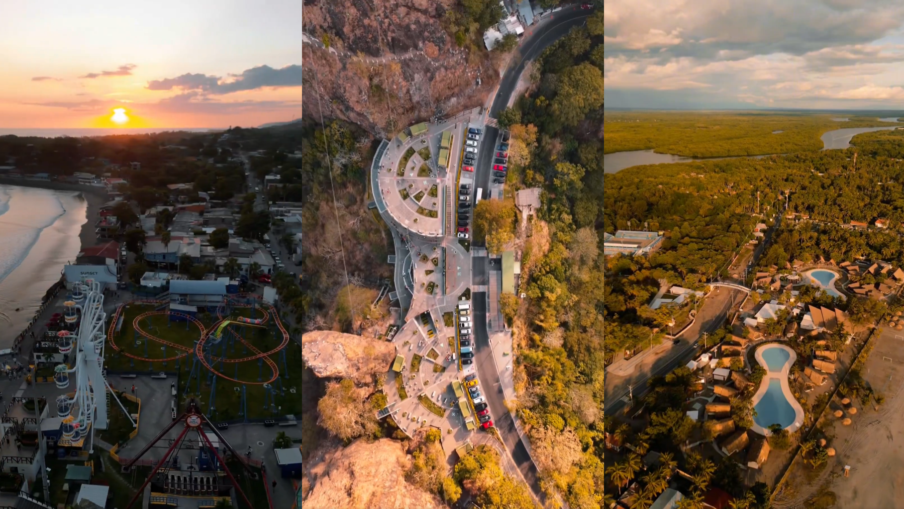 El Salvador ofrece tres destinos únicos para cerrar el año: Sunset Park (adrenalina), Puerta del Diablo (naturaleza) y Costa del Sol (relajación). Experiencias inolvidables para turistas y locales. Foto: @ISTUSV.
