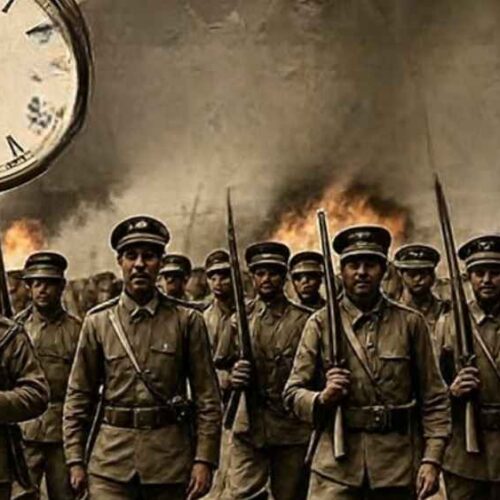 Cápsula histórica | El 2 de diciembre de 1931 un golpe militar derrocó a Arturo Araujo e inició el capítulo más oscuro: 48 años de dictaduras. 94 años después, El Salvador vive bajo gobierno civil electo. Ilustración IA