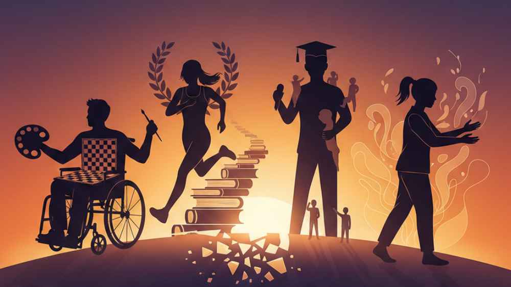 El Salvador conmemora el Día Nacional de la Persona con Discapacidad, celebrando las historias de éxito de salvadoreños que, como RAVACH y Sandra Georgina Flores, demuestran que el talento trasciende las limitaciones. Un llamado a la inclusión plena. Ilustración IA