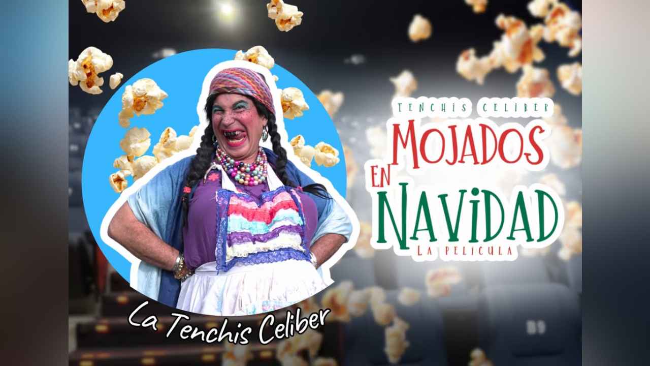 La Tenchis, conocida por su energía inagotable en TikTok y sus apariciones llenas de picardía, siempre eleva cualquier evento. Foto: Instagram / mojadosennavidadlapelicula