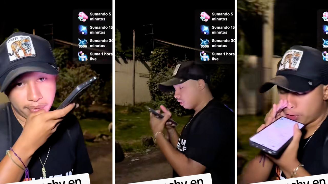 ¡Fuego! Baby Meshy otra vez en medio de un pleito. Lo graban en plena discusión defendiéndose de ser "lambón" y desafiando a sus críticos: "si supieran de dónde vengo yo...". Captura de pantalla.