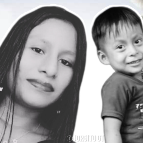 En redes sociales ya circula la imagen de los niños y su madre. Foto: Redes sociales.