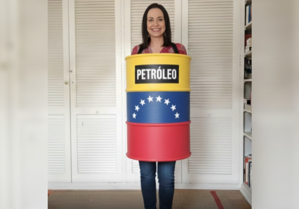 Analistas y políticos noruegos califican de "patético" que María Corina Machado entregara su medalla del Nobel de la Paz a Donald Trump, quien la recibió sin comprometerse con Venezuela. Foto: Cortesía.