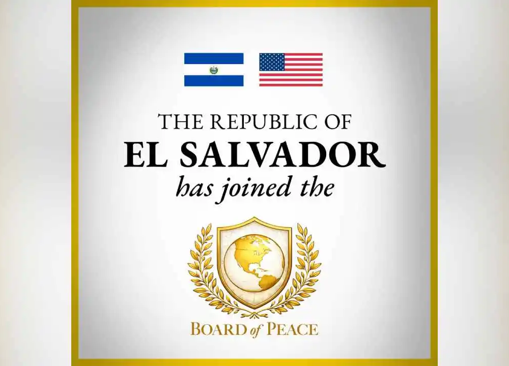 El Salvador oficializó su ingreso a la Junta de Paz, plataforma diplomática global impulsada por Donald Trump, que busca redefinir la cooperación internacional con enfoque pragmático. Foto: La Diáspora 503.