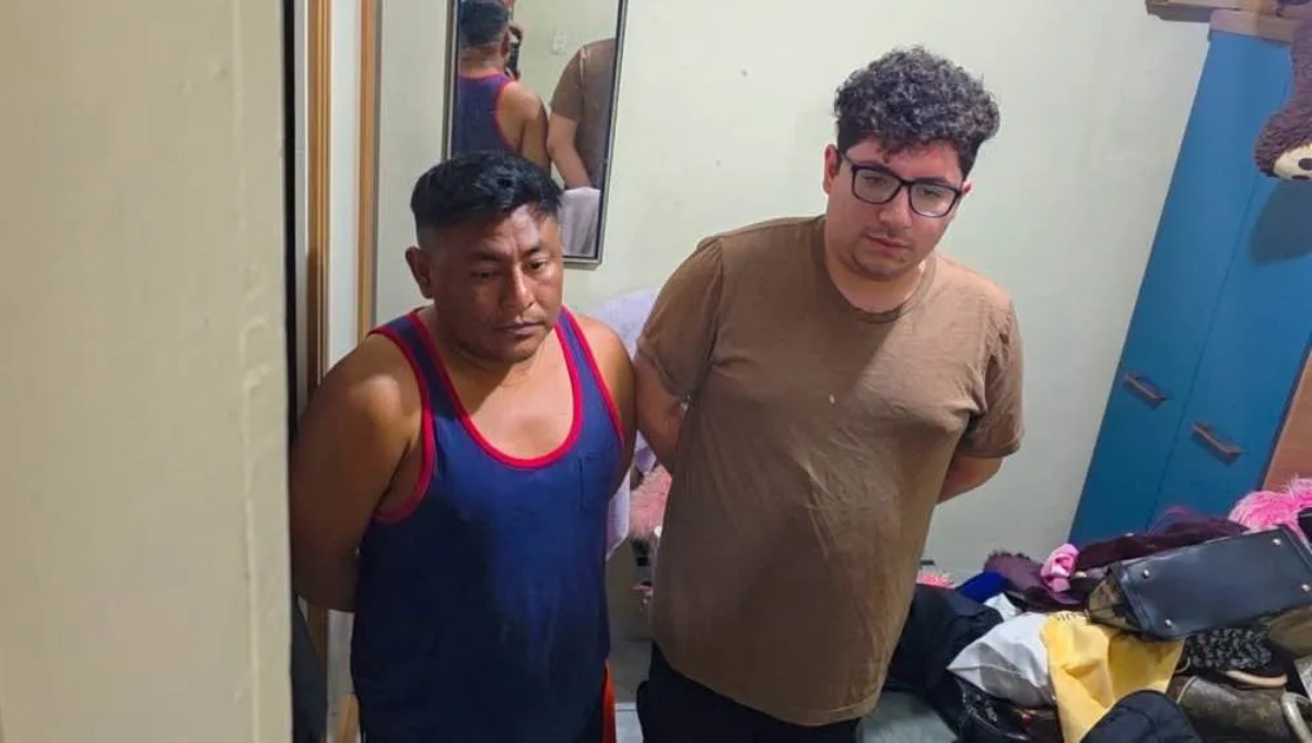 La Policía Nacional Civil (PNC) detuvo a dos personas acusadas de abusar y grabar a un niño de 6 años en el distrito de Mejicanos. Foto: @PNCSV.