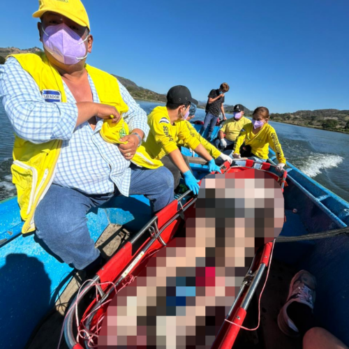 Equipos de buceo de Comandos de Salvamento lograron la recuperación del cuerpo de Nixon René Antonio Hernández, de 52 años, tras tres días de búsqueda. Foto: Comandos de Salvamento.