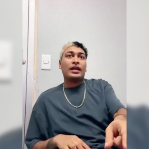 Tras sufrir siete asaltos, el hondureño "Supremo" cuestionó los trámites legales y pidió medidas drásticas como las del CECOT para mejorar la seguridad. Foto: Cortesía.