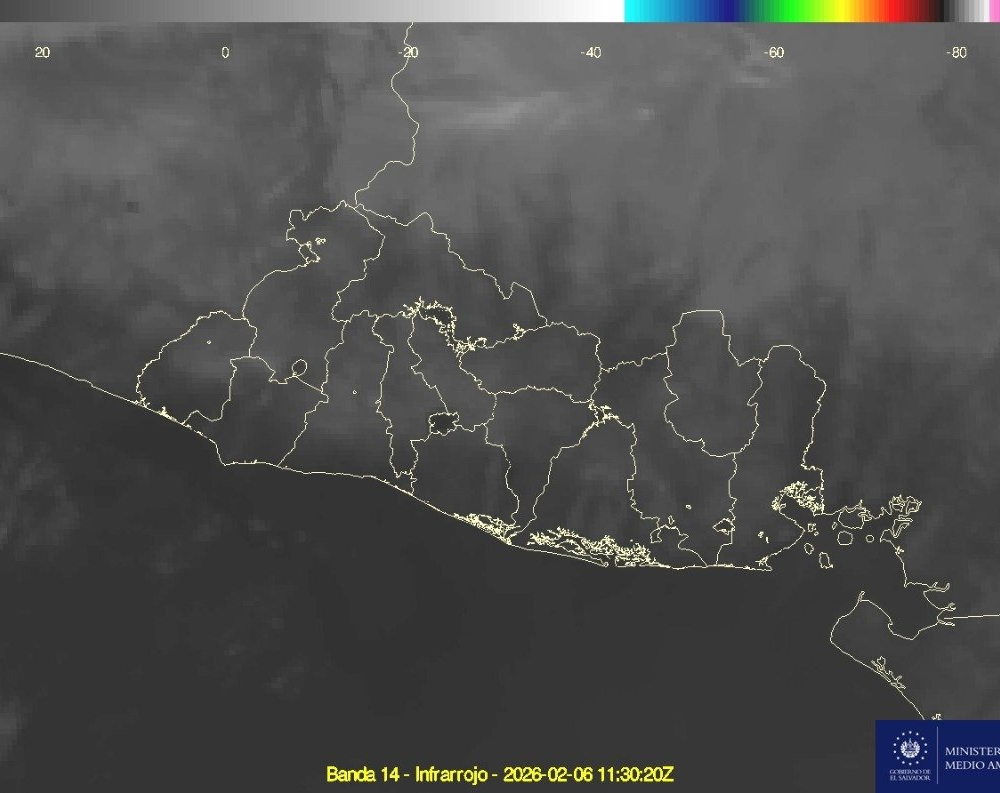 El Salvador se mantiene en alerta por vientos intensos que ya han provocado daños materiales y un marcado descenso de temperaturas en varias zonas del país. Foto: Cortesía.
