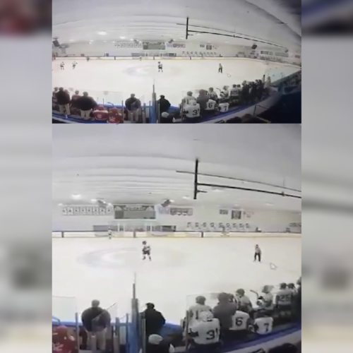 Un tiroteo dirigido durante un partido de hockey juvenil en la Dennis M. Lynch Arena dejó tres muertos, incluyendo al atacante, y tres heridos graves. El hecho ocurrió en Pawtucket durante una celebración de "Senior Night". Foto: Cortesía.