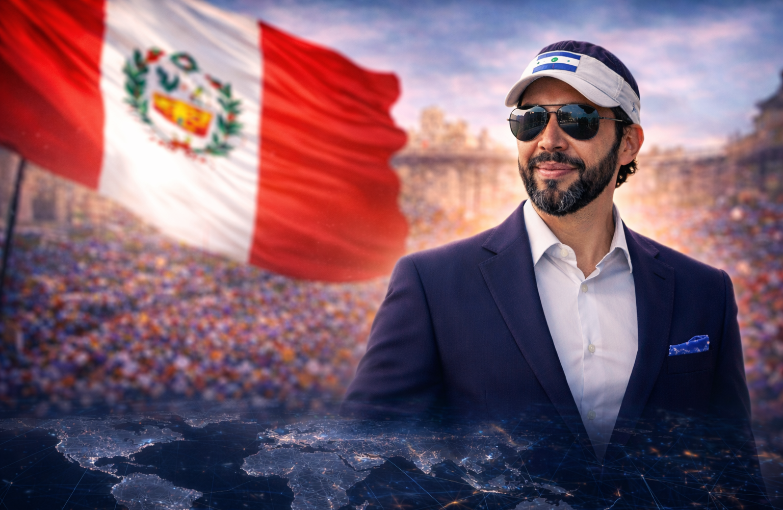 El presidente Nayib Bukele destacó a Perú como una nación clave en la región. Su mensaje, breve pero contundente, generó euforia y apoyo masivo en redes sociales por su visión estratégica. Foto: Ilustración.