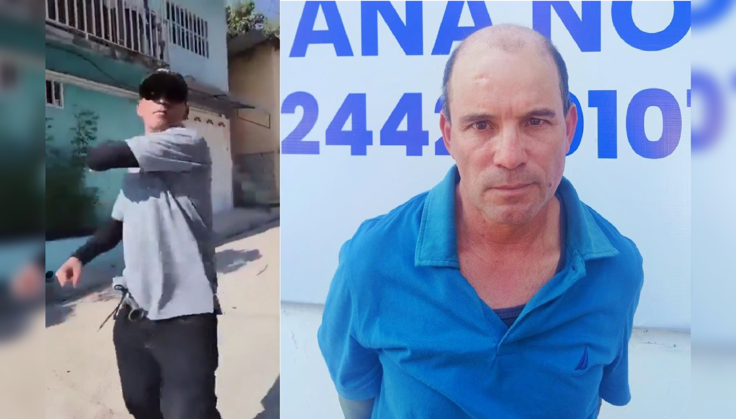La Policía Nacional Civil (PNC) capturó a Edwin Alejandro Jaco Mancía, de 49 años, tras viralizarse un video donde agrede brutalmente a una mujer de 32 años en Metapán. El sujeto enfrentará cargos por lesiones y amenazas de muerte. Foto: PNCSV.