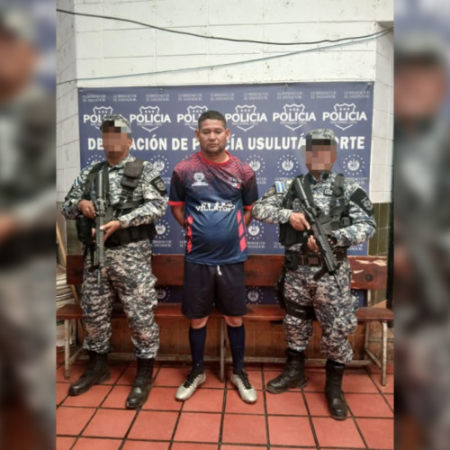 La PNC capturó a Galileo de Jesús García Aguirre, alias "Dolofín", un peligroso pandillero de la MS13 condenado a 83 años por homicidio agravado. Foto: @PNCSV.