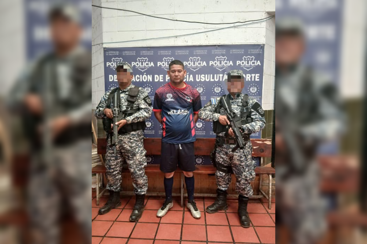 La PNC capturó a Galileo de Jesús García Aguirre, alias "Dolofín", un peligroso pandillero de la MS13 condenado a 83 años por homicidio agravado. Foto: @PNCSV.