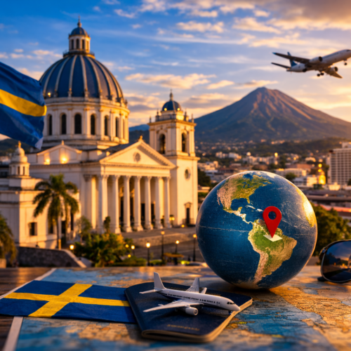 Suecia actualizó su #AlertaDeViaje para El Salvador, destacando los avances en seguridad y la reducción de violencia. Un paso clave para el turismo y la inversión europea. Foto: Cortesía.