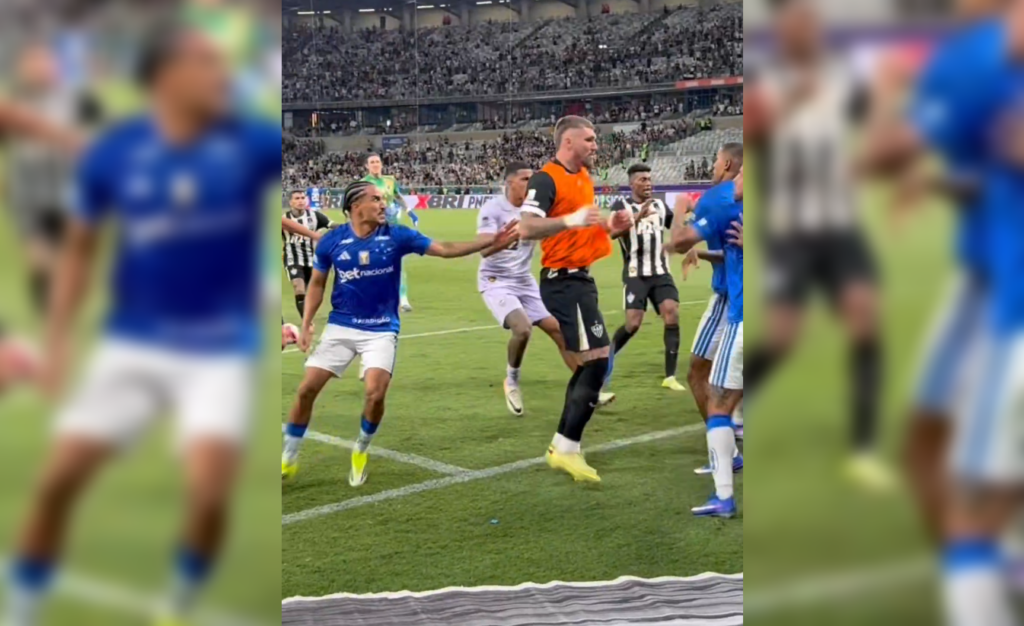 El Cruzeiro se coronó en el Campeonato Mineiro con un 1-0 sobre el Atlético-MG, pero el partido quedó empañado por una pelea masiva y 23 expulsiones, un hecho sin precedentes en el fútbol de Brasil. Foto: Cortesía.