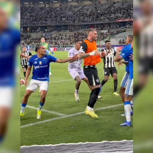 El Cruzeiro se coronó en el Campeonato Mineiro con un 1-0 sobre el Atlético-MG, pero el partido quedó empañado por una pelea masiva y 23 expulsiones, un hecho sin precedentes en el fútbol de Brasil. Foto: Cortesía.