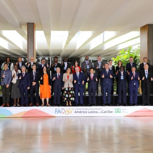 El Salvador fue seleccionado como sede de la 40.ª Conferencia Regional de la FAO en 2028, destacando su compromiso con la seguridad alimentaria y el desarrollo agrícola en la región. Foto: FAO.
