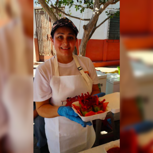 San Lorenzo celebró el XIII Festival del jocote barón rojo, una cita que reunió a cientos de turistas en Ahuachapán Norte. Los asistentes disfrutaron de gastronomía, música y experiencias agrícolas basadas en este fruto emblemático. Foto: Mijiticas Tours.