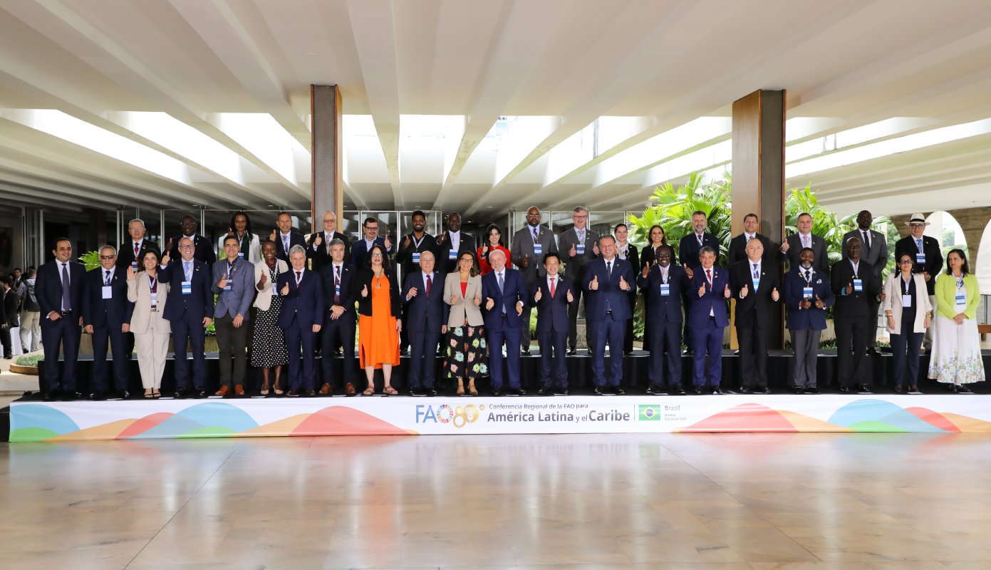 El Salvador fue seleccionado como sede de la 40.ª Conferencia Regional de la FAO en 2028, destacando su compromiso con la seguridad alimentaria y el desarrollo agrícola en la región. Foto: FAO.