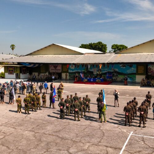 El Salvador es sede del CENTAM GUARDIAN 2026 del 16 al 27 de abril, junto al Comando Sur de EE. UU. y fuerzas de Guatemala, Honduras y Belice. El objetivo: fortalecer la seguridad regional. Foto: Gabinete de Seguridad.