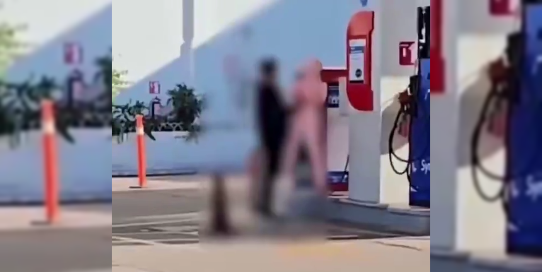 Un video viral muestra a un joven en León, Guanajuato, inflando una muñeca en plena gasolinera. ¡La escena ya es tendencia mundial! #León #Viral Foto: Cortesía.