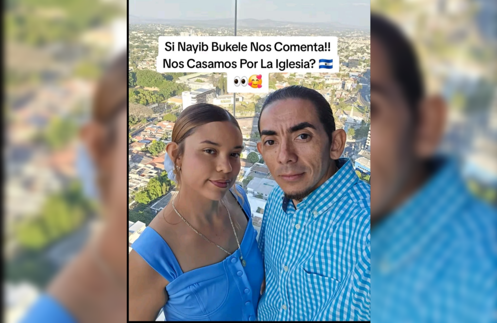El presidente Nayib Bukele aceptó el reto de una pareja en TikTok: "Aprobado. Queremos fotos". Empresas en #ElSalvador ya patrocinan el evento que se volvió viral. Foto: Cortesía.