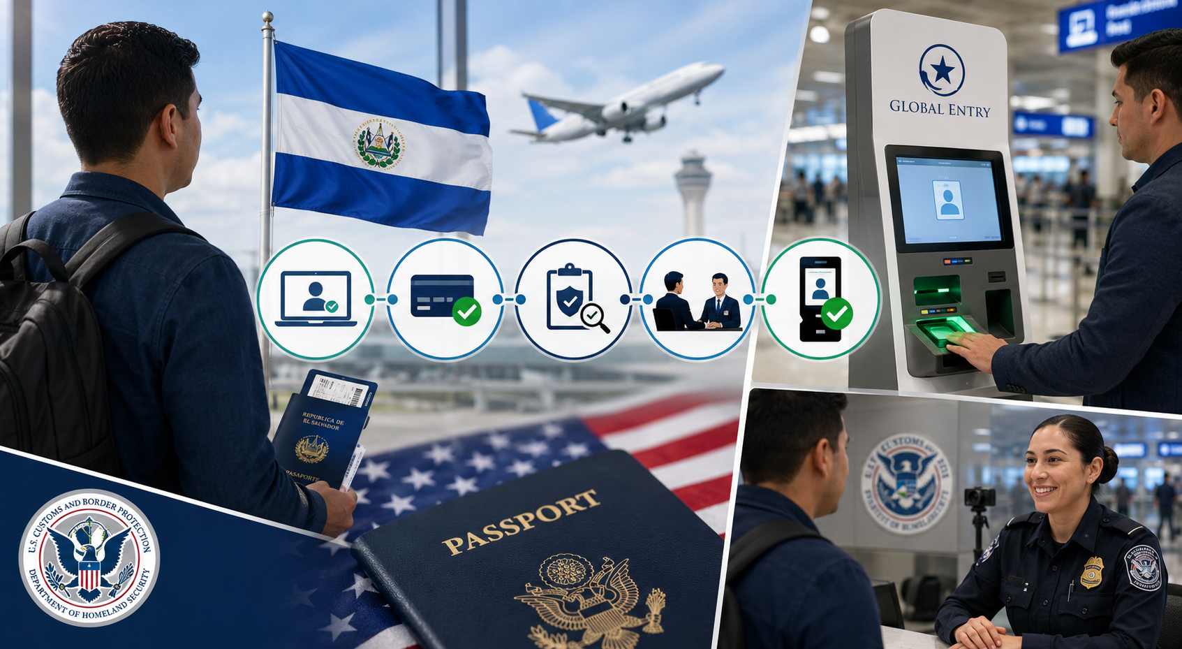 Así pueden los salvadoreños solicitar el Global Entry en EE. UU.