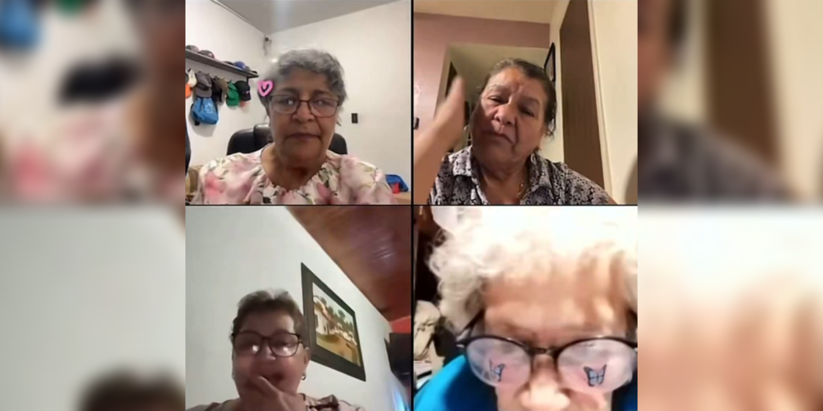 Un grupo de abuelas salvadoreñas se roba el show en TikTok con sus dinámicas en vivo, demostrando que el talento no tiene edad. Foto: Cortesía.